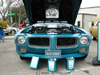 Joan Duncan's pristine 1971 455 HO 4 speed Lucern Blue Trans Am is also known as "Bad Bird" has also been highlighted in more than one of Steve Statham's Pontiac publications. Fjj