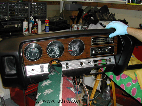 "Just Dashes" was Glen's choice for restoring his 1970 GTO Dash.