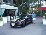 The WebMaster with the Shelby Beast in front of our Beach-Side La Jolla Hotel.