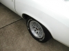 Snowflake rear wheel close-up