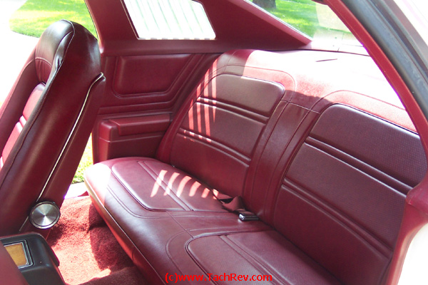 Interior view image sent to us prior to our trip to buy "Miss Lilly" our 1973 Pontiac Grand Am.