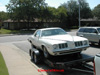 Passenger side front 3/4 angle of 1973 Pontiac Grand Am.