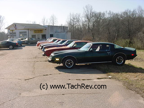 Row of Firebirds