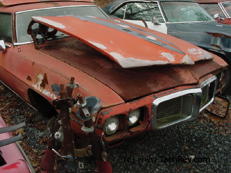 A Row of 1969 Firebirds